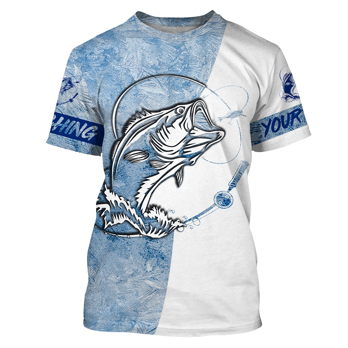 Ice Fishing Largemouth Bass Winter Fishing Performance Long Sleeve, Fisherman Gifts FSD2657