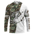 Bass Fishing American Camo Custom Name All Over Print Sun/UV Protection For Fisherman Personalized Fishing Gifts FSD2041