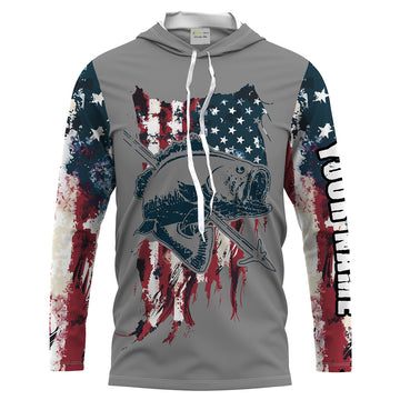 Archery Bowfishing American Flag Customize Name 3D All Over printed, Women - Personalized Fishing Gifts FSD2222