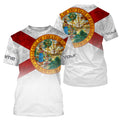 Florida State Flag Performance, Custom Name Florida Fishing UV Protection Long Sleeve, Fishing Gifts FSD2675
