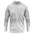 Personalized Water Wave White Performance, Fishing Tournament UV Protection Long Sleeve, Fishing FSD2671