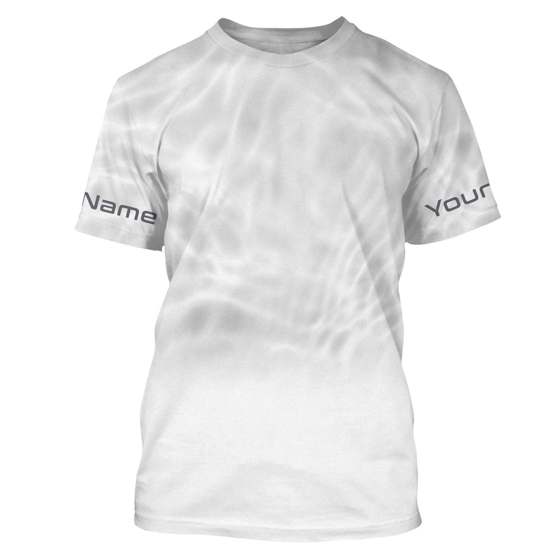 Personalized Water Wave White Performance, Fishing Tournament UV Protection Long Sleeve, Fishing FSD2671