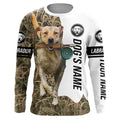 Dog with Fishing Rod Best water dogs yellow Lab custom Name UV protection, Fishing gift FSD3880