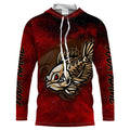 Fish Skeleton Custom Name Fishing UV Protection Quick-dry Personalized Tournament Long Sleeve Bass FSD2379