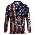 American Flag 3D Fish Hook Treble Hook Custom Name All Over Printed UV Protection Fishing Apparel Patriotic Gift FSD2015