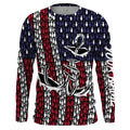American Flag 3D Fish Hook Treble Hook Custom Name All Over Printed UV Protection Fishing Apparel Patriotic Gift FSD2015