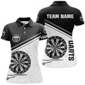 Black White Grunge Dart With Name Custom Women Darts Dart