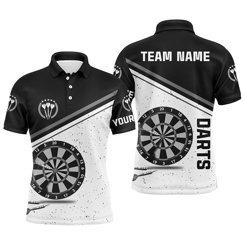 Black White Grunge Dart With Name Custom Women Darts Dart