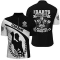 I Play Darts Because I Like It Black White Darts Dart