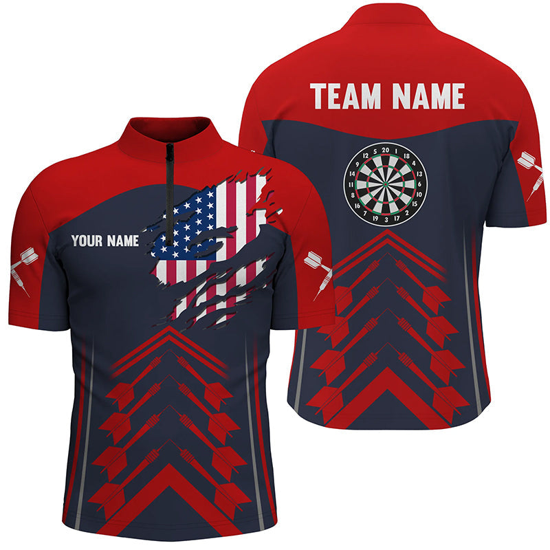 Navy Red Us Flag Darts Custom Patriot Darts Dart