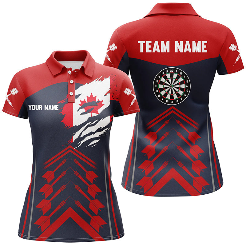 Navy Red Canada Flag Darts Custom Patriot Women Darts Dart