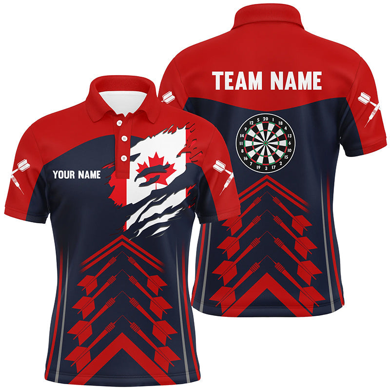 Navy Red Canada Flag Darts Custom Patriot Women Darts Dart