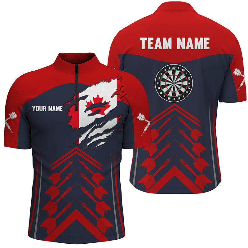 Navy Red Canada Flag Darts Custom Patriot Women Darts Dart