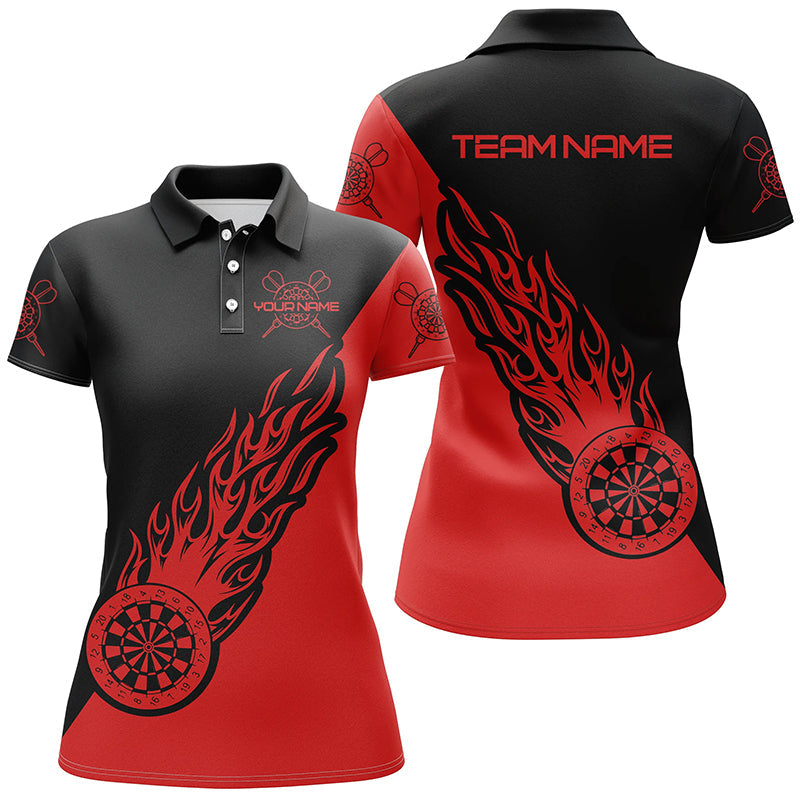 Personalized Red Black Flame Darts Custom Women Darts Dart
