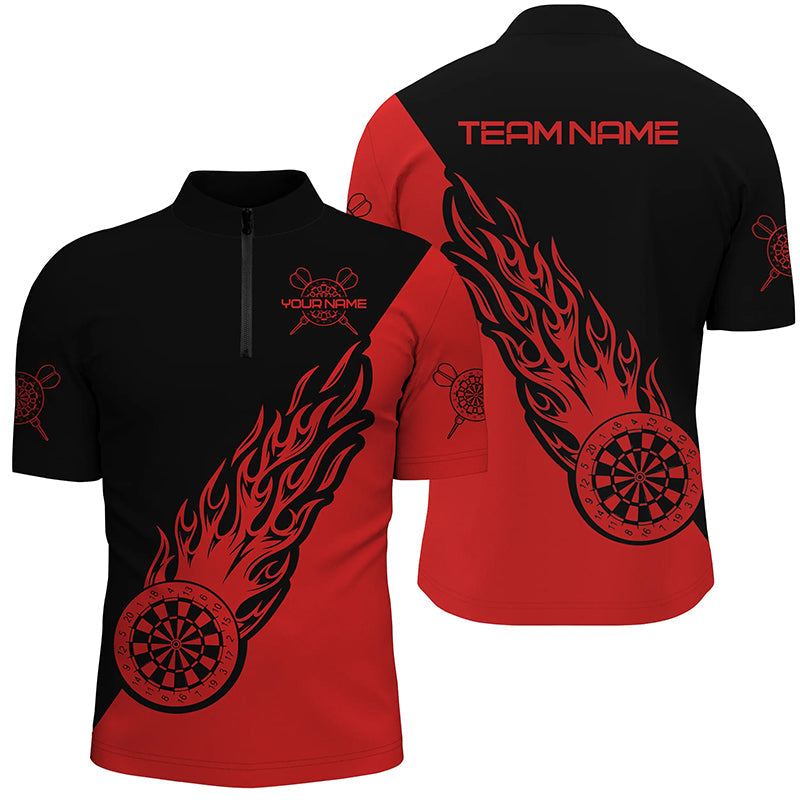 Personalized Red Black Flame Darts Custom Women Darts Dart