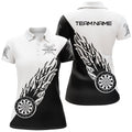 Personalized Black White Flame Darts Custom Women Dart Dart