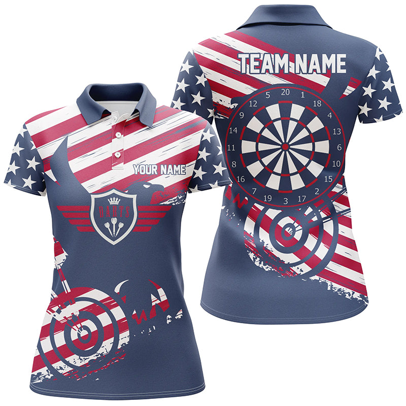 Personalized American Flag Red Blue Darts Patriotic Darts