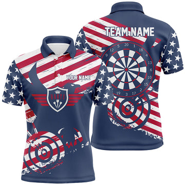 Personalized American Flag Red Blue Darts Patriotic Darts