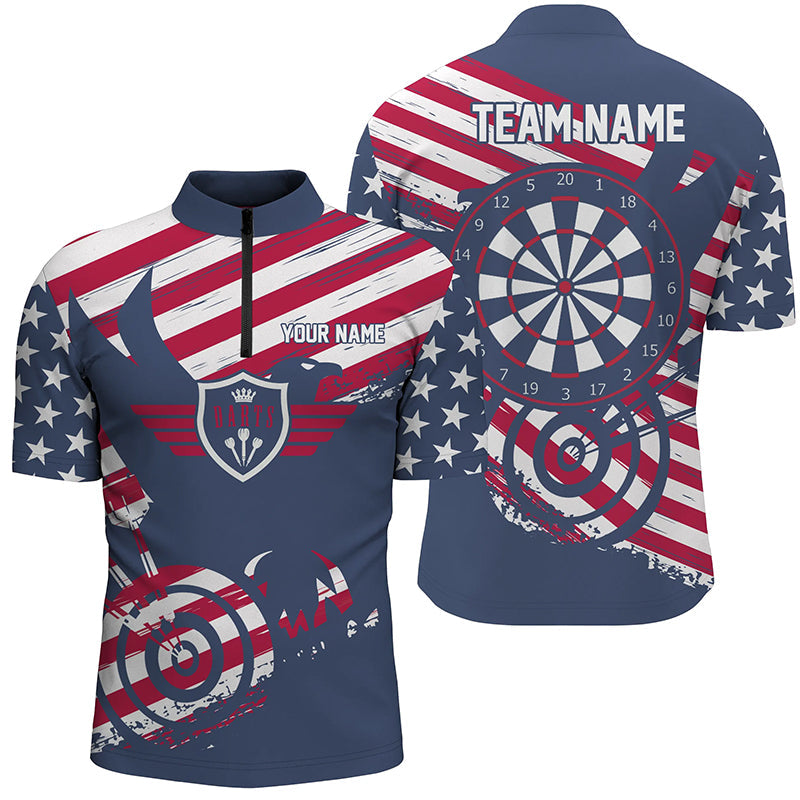 Personalized American Flag Red Blue Darts Patriotic Darts