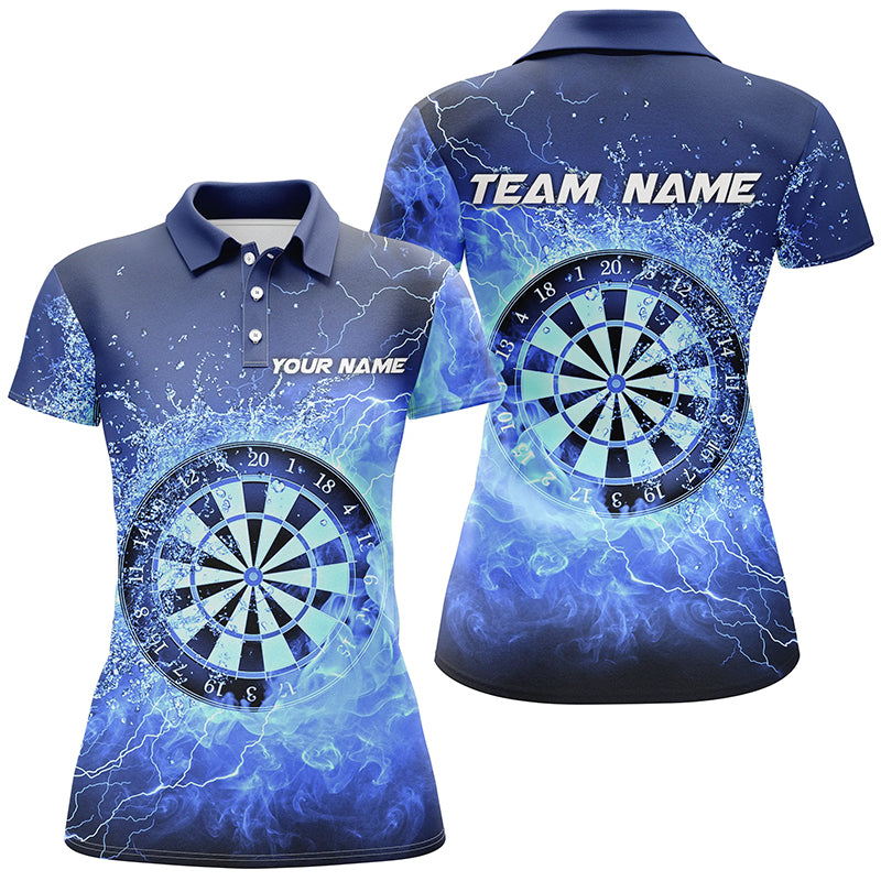 Blue Fire and Water Dartboard Custom Darts Darts
