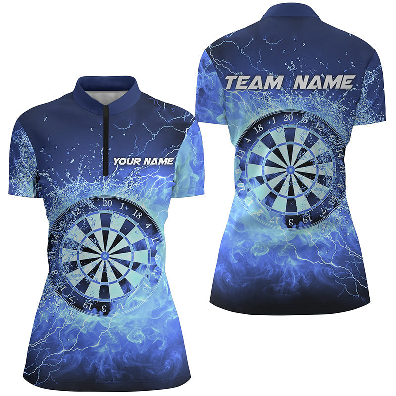 Blue Fire and Water Dartboard Custom Darts Darts