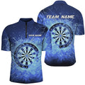 Blue Fire and Water Dartboard Custom Darts Darts
