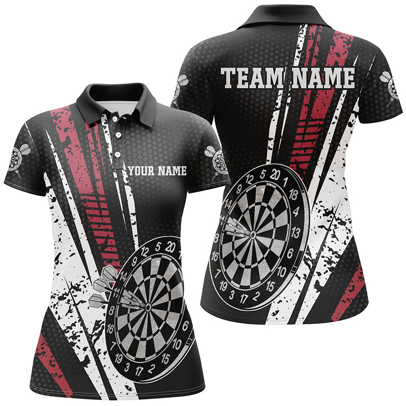 Personalized Darts Quarter-zip Retro Geometric Darts Dart