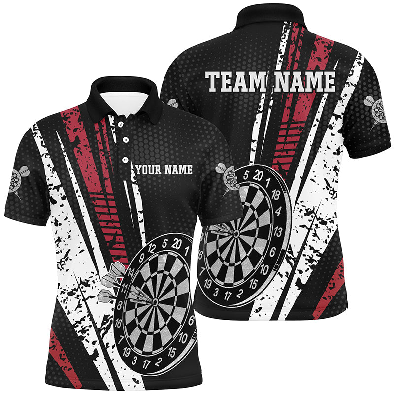 Personalized Darts Quarter-zip Retro Geometric Darts Dart