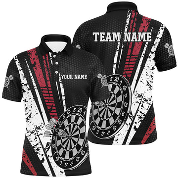 Personalized Darts Quarter-zip Retro Geometric Darts Dart