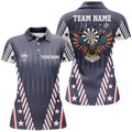 Personalized Patriot Us Flag Dart Quarter-Zip Navy Eagle Custom Dart