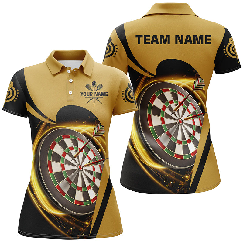 Personalized Yellow Black Light Cool Darts Custom Darts
