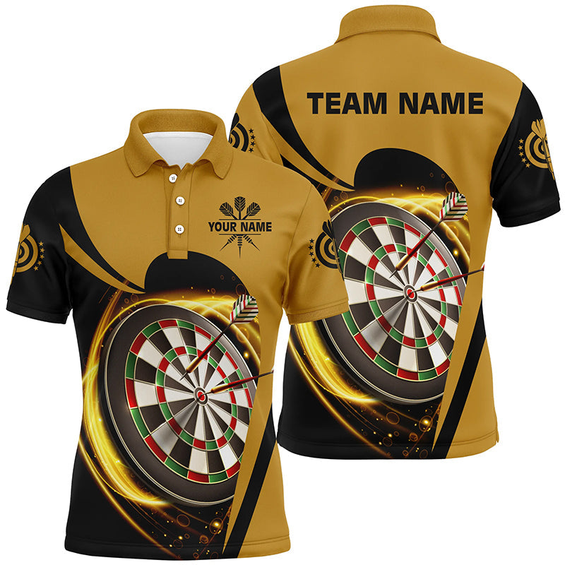 Personalized Yellow Black Light Cool Darts Custom Darts