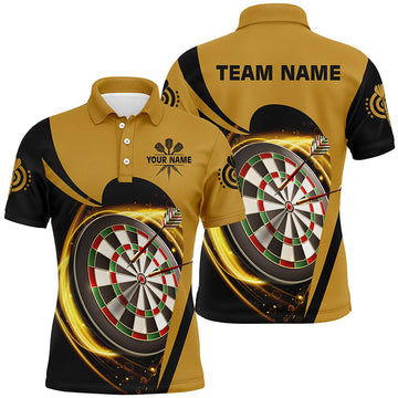 Personalized Yellow Black Light Cool Darts Custom Darts