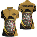 Personalized Yellow Black Light Cool Darts Custom Darts