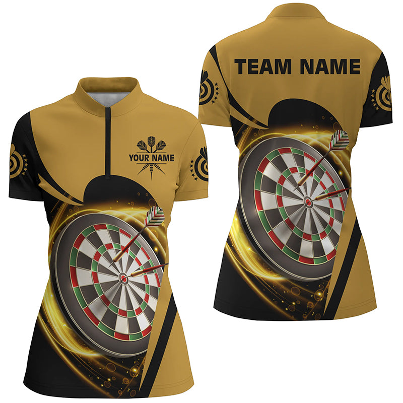 Personalized Yellow Black Light Cool Darts Custom Darts