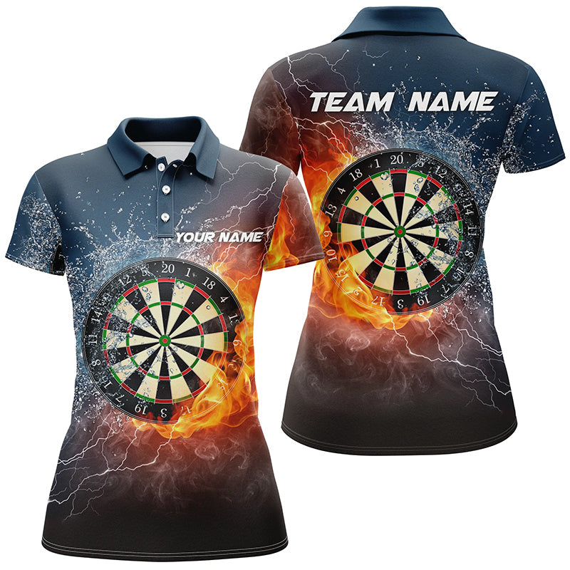 Fire and Water Dartboard Personalized Darts Women Darts