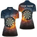 Fire and Water Dartboard Personalized Darts Women Darts
