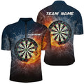 Fire and Water Dartboard Personalized Darts Women Darts