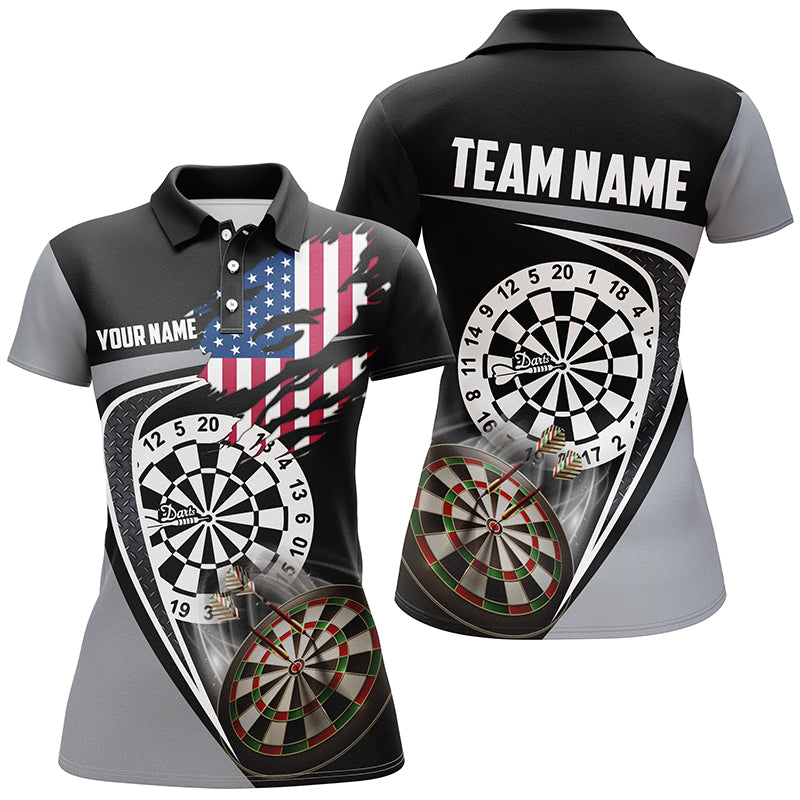 Black Grey American Flag Darts Custom Patriotic Dart