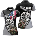 Black Grey American Flag Darts Custom Patriotic Dart