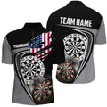 Black Grey American Flag Darts Custom Patriotic Dart