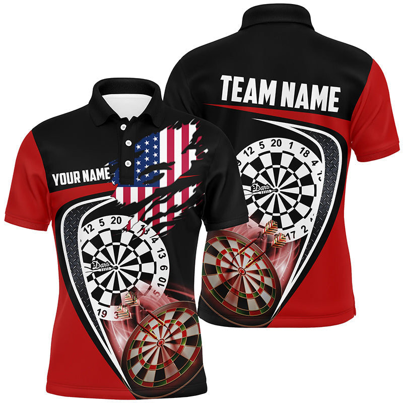 Black Red American Flag Darts Custom Patriotic Dart