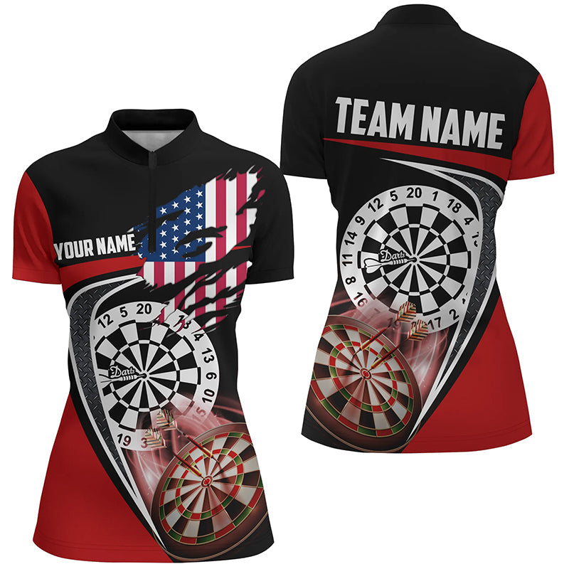 Black Red American Flag Darts Custom Patriotic Dart