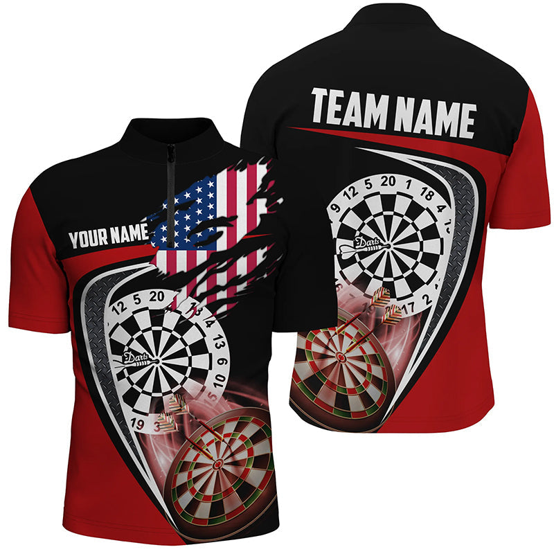 Black Red American Flag Darts Custom Patriotic Dart