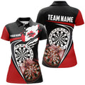 Black Red Canadian Flag Darts Custom Patriotic Dart