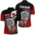 Black Red Canadian Flag Darts Custom Patriotic Dart