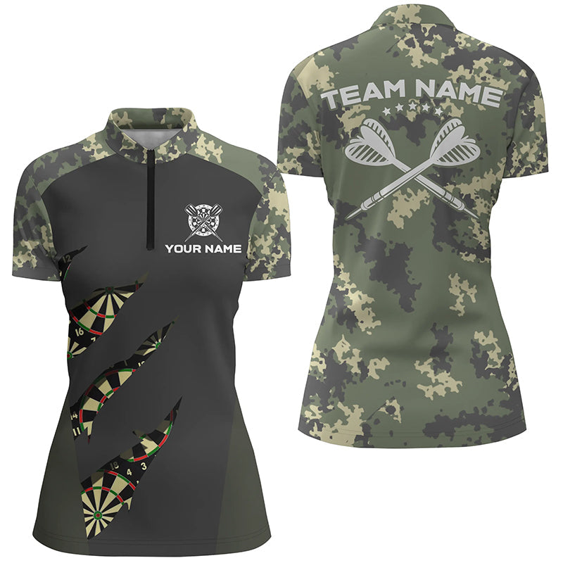 Green Camo Darts Custom Camouflage Women Darts Darts Team