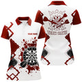 Red White Personalized Darts Custom Team Darts