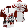 Red White Personalized Darts Custom Team Darts