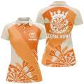 Personalized Orange Darts Quarter-Zip Custom Cool Darts Darts